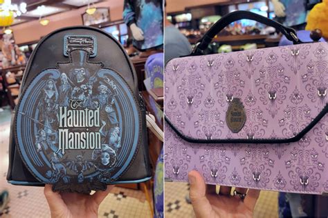 New Haunted Mansion Loungefly Mini Backpack And Wallpaper Shoulder Bag