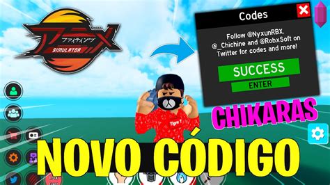 Novo CÓdigo CÓdigo Para Anime Fighting Simulator Na Nova AtualizaÇÃo