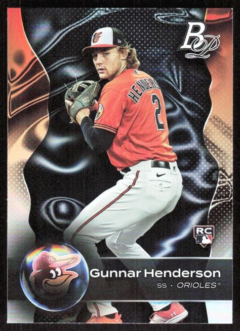 2023 7296B Bowman Platinum Gunnar Henderson Rookie Baltimore Orioles