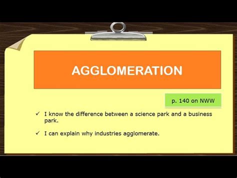 Agglomeration Ap Human Geography