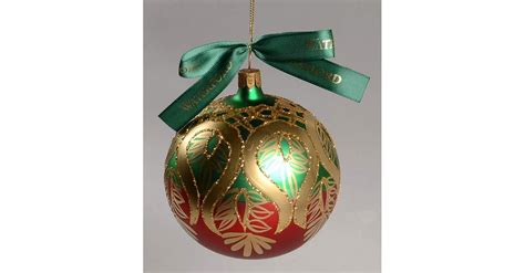 Holiday Heirlooms Ornaments Peacock Grande Ball Boxed By Waterford