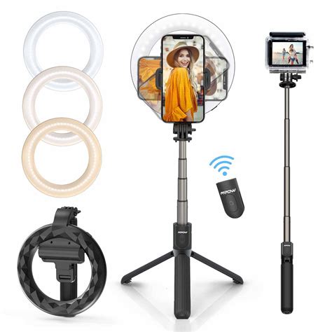 Selfie Ring Light With Tripod Stand And Phone Holder 3 Color 9 Light