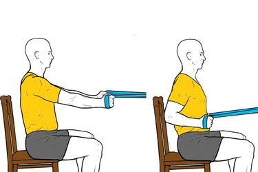 RESISTANCE BAND SEATED ROW Exercises Workouts And Routines