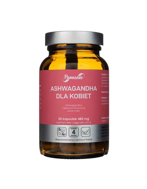 Panaseus Ashwagandha Dla Kobiet Mg Kapsu Ek