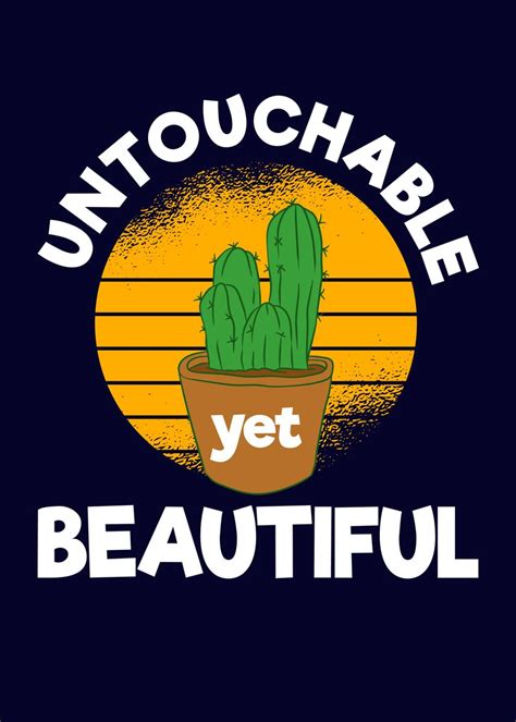 Funny Cactus Puns Poster By Mzumo Displate