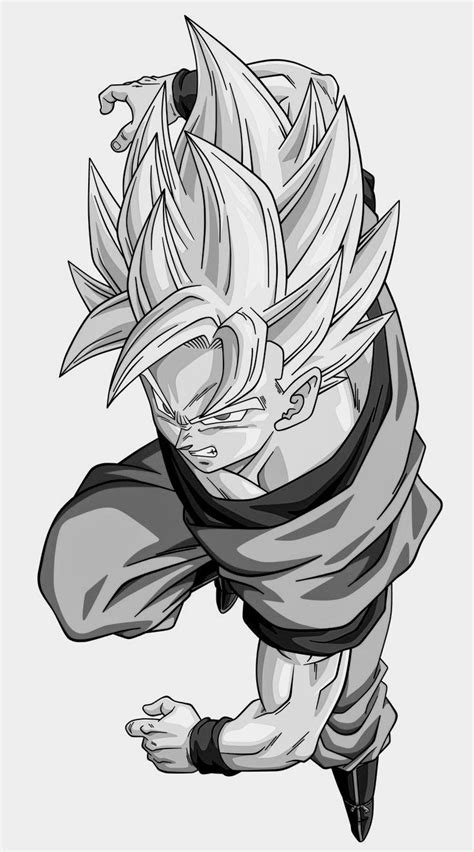 Dragon Ball Art Goku Dragon Ball Tattoo Dragon Ball Super Goku Y Vegeta Blackwork Black And