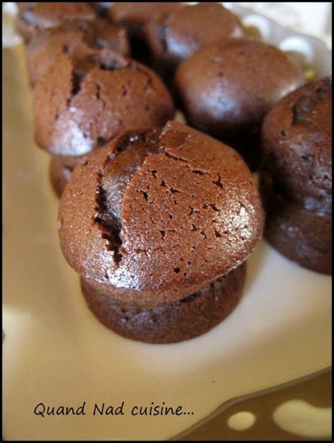 Mini Fondants Au Chocolat Quand Nad Cuisine Recette Fondant Au