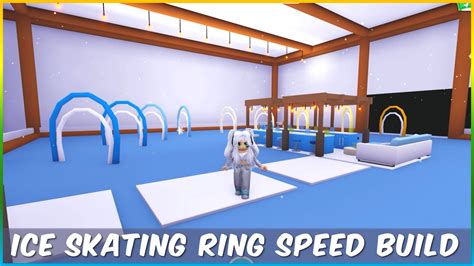 Adopt Me Cozy Cabin Ice Skating Ring Speed Build Roblox Adopt Me