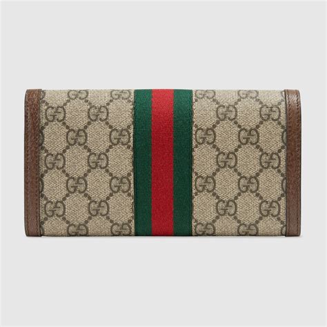 Gg Supreme Ophidia Continental Wallet Gucci® Us