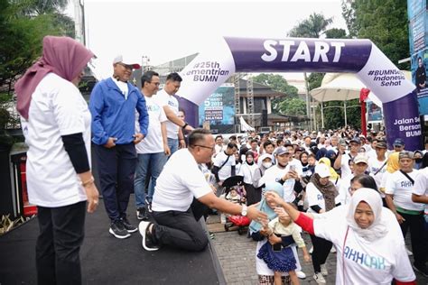 Kolaborasi Pln Dengan Stakeholders Meriahkan Jalan Sehat Bersama Bumn