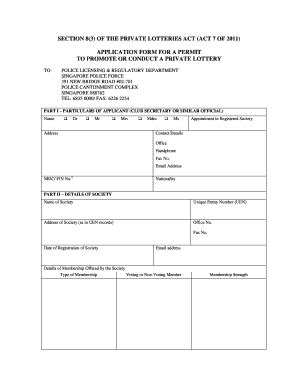 Application Form Singapore Police Force Fill And Sign Printable