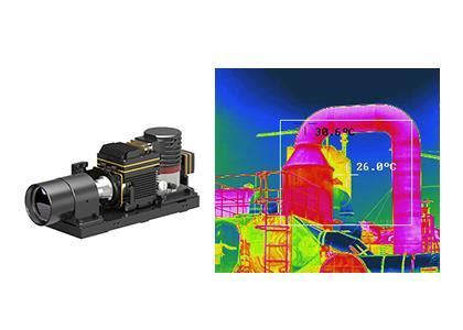 320x256 30μm Cooled MWIR Infrared Camera Core Integrated into UAV