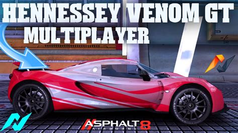 VENOM Asphalt 8 Airborne Hennessey Venom GT Multiplayer Test YouTube