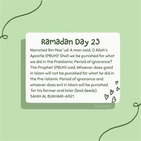 Ramadan Day 23