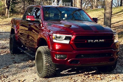 2019 Ram 1500 With 22x12 57 Vision Sliver And 33 12 5R22 Terrain