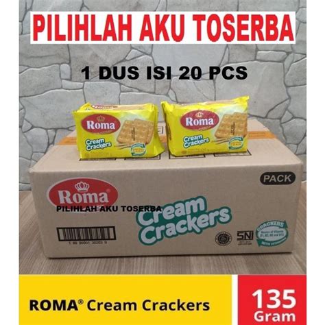 Jual Produk Terbaru Biskuit Malkist Roma Cream Crackers Gr