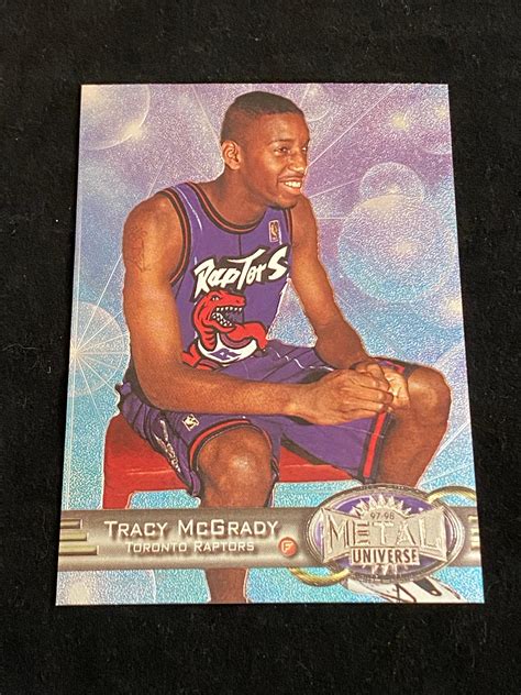 Lot Mint Skybox Metal Universe Tracy Mcgrady Rookie