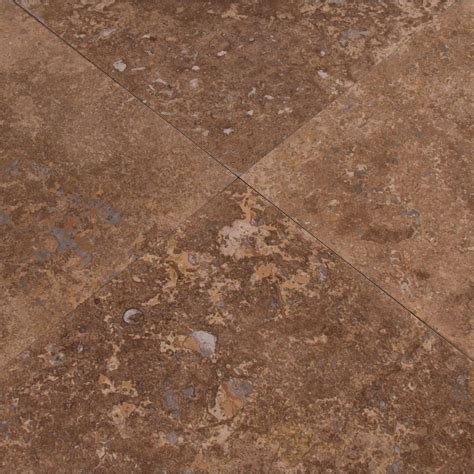 Tuscany Walnut 12x12 Honedfilled Travertine Tile Floor Tiles Usa