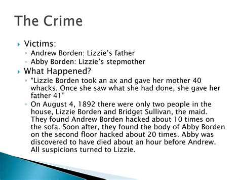 Lizzie Borden | PPTX