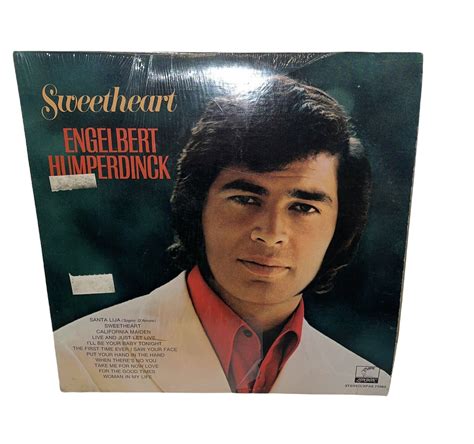 Engelbert Humperdinck Sweetheart 33 Rpm Vinyl LP Preowned Vintage 1971