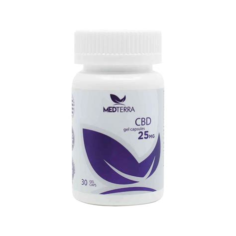 Medterra CBD Gel Capsules | Pure CBD capsules 50 mg & 25 mg