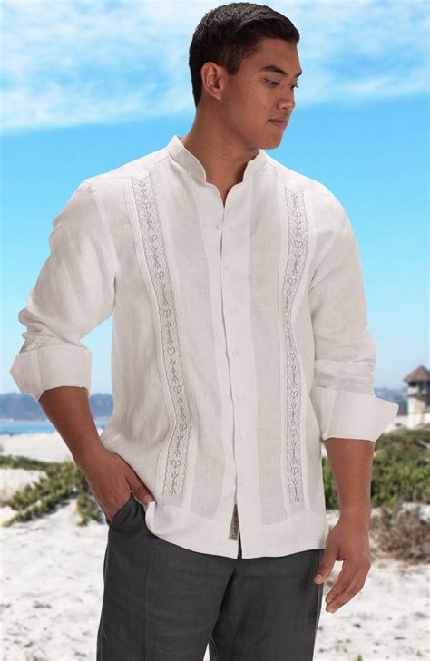 Beach Wedding Attire For Men Linen Shirts Bradford In White Or Bone