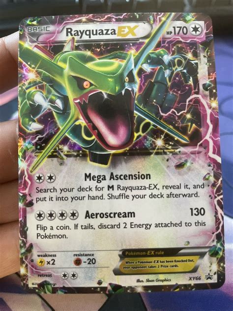 Mavin NM Pokemon RAYQUAZA EX Card BLACK STAR PROMO Set XY66 Ultra