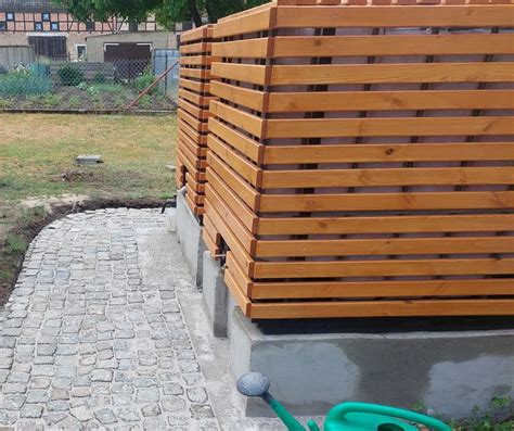 Verkleidung Ibc Beh Lter Wassertank Garten Gartengestaltung Garten