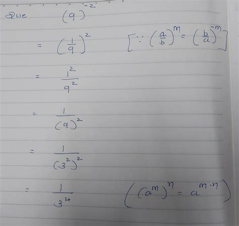 Express 9 Raise To Power 2 With The Base 3 And Positive Sxponent