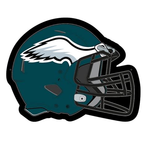 Evergreen Philadelphia Eagles NFL Football Helmet Edgelite LED Decor in the Wall Accents ...