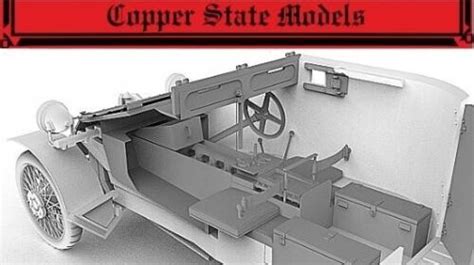 1 35 Copper State Models A35 012 Lanchester Armoured Car Interior