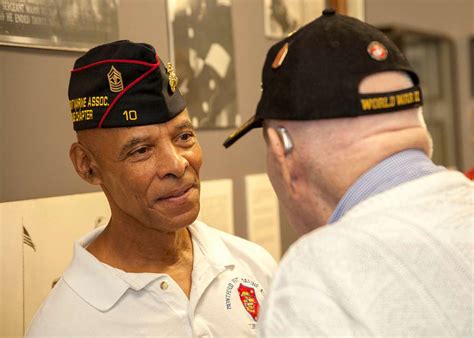 A Montford Point Marine Association Member Speaks To Nara Dvids