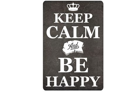 Keep Calm and Be Happy Graphic by CREATIVE M.D · Creative Fabrica