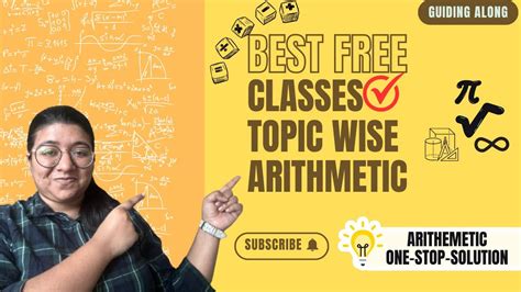 How To Complete Arithmetic From Youtube Free Sources Best Teachers