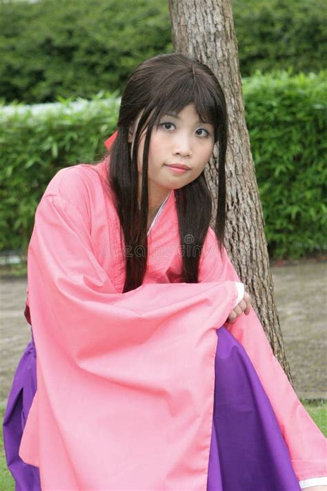 9 July 2005 Japan Anime Cosplay, Young Asian Girl Dressed Cosplay ...