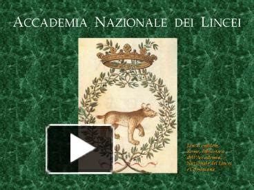 Ppt Accademia Nazionale Dei Lincei Powerpoint Presentation Free To