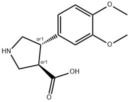 Trans 4 3 4 DiMethoxy Phenyl Pyrrolidine 3 Carboxylic Acid 1392266 53 3