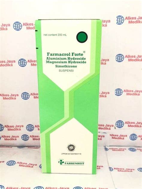 Farmacrol Forte 200 Ml Obat Maag Asam Lambung Lazada Indonesia