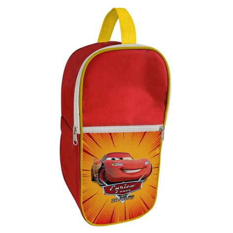 Brinde Porta Chuteiras Nylon Grande Tema Carros Disney Elo