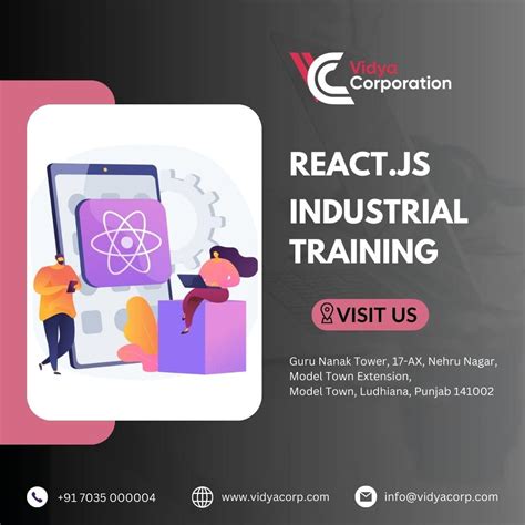 React Js Industrial Training Vidya Corporation