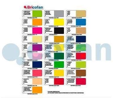 The Color Chart For Brofolan S Paints