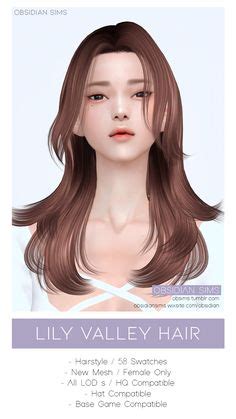 Sims Cc Hair Sims Sims Contenu Personnalis Cheveux Sims