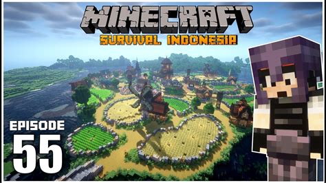 Aku Memmbuat Desa Petani Dan Peternak Di Minecraft Survival Minecraft