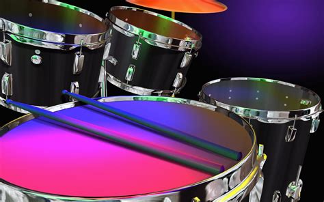 Neon wallpaper - Neon Colored Drums Wallpapers - HD Wallpapers 94701