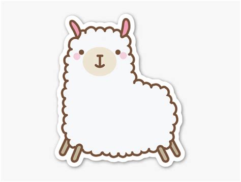 50pcs Llama Alpaca Cute Sticker Kawaii Cartoon Camel Sheep Animal