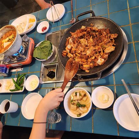 삼산회관 아산용화점 온양 돼지김치구이 돼지김치찌개 맛집 다이닝코드 빅데이터 맛집검색