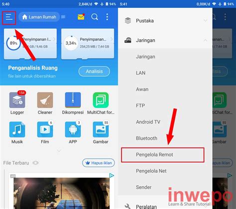 Cara Transfer File Dari Android Ke Pc Tanpa Kabel Usb Inwepo