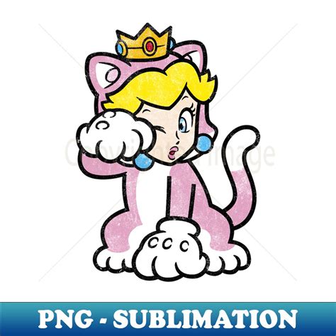 Super Mario 3D Bowser's Fury Princess Peach Cat Portrait - V - Inspire Uplift