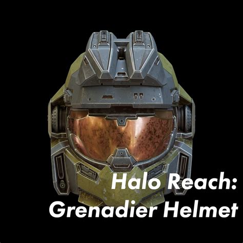 Halo Reach Grenadier jorge Helmet 3D File Kit (Download Now) - Etsy