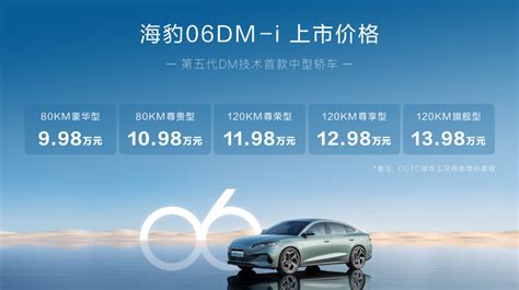 终结燃油比亚迪海豹06DM i全球首搭第五代DM技术上市售价9 98万起